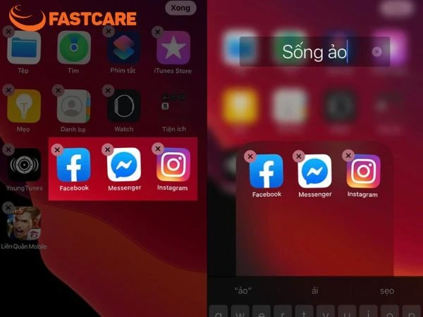 Cách sắp xếp ứng dụng đẹp