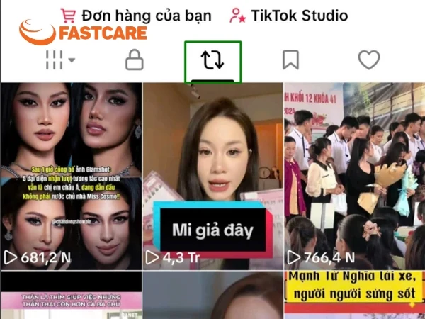 cách xóa video đăng lại trên TikTok