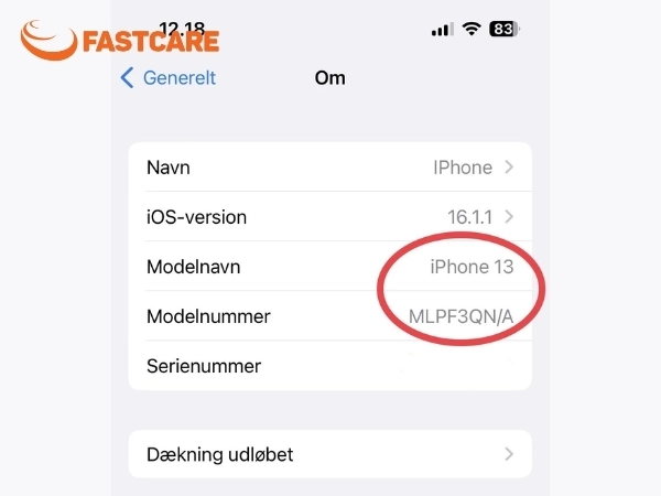 số máy iphone bắt đầu bằng chữ m