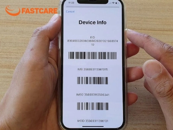 số máy iphone bắt đầu bằng chữ m