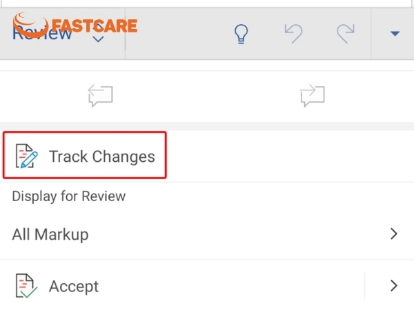 Track Changes trong Word