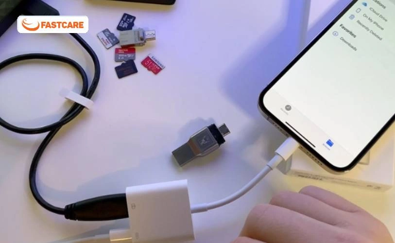 Kết nối điện thoại Android và iPhone với chuột máy tính thông qua Hub OTG