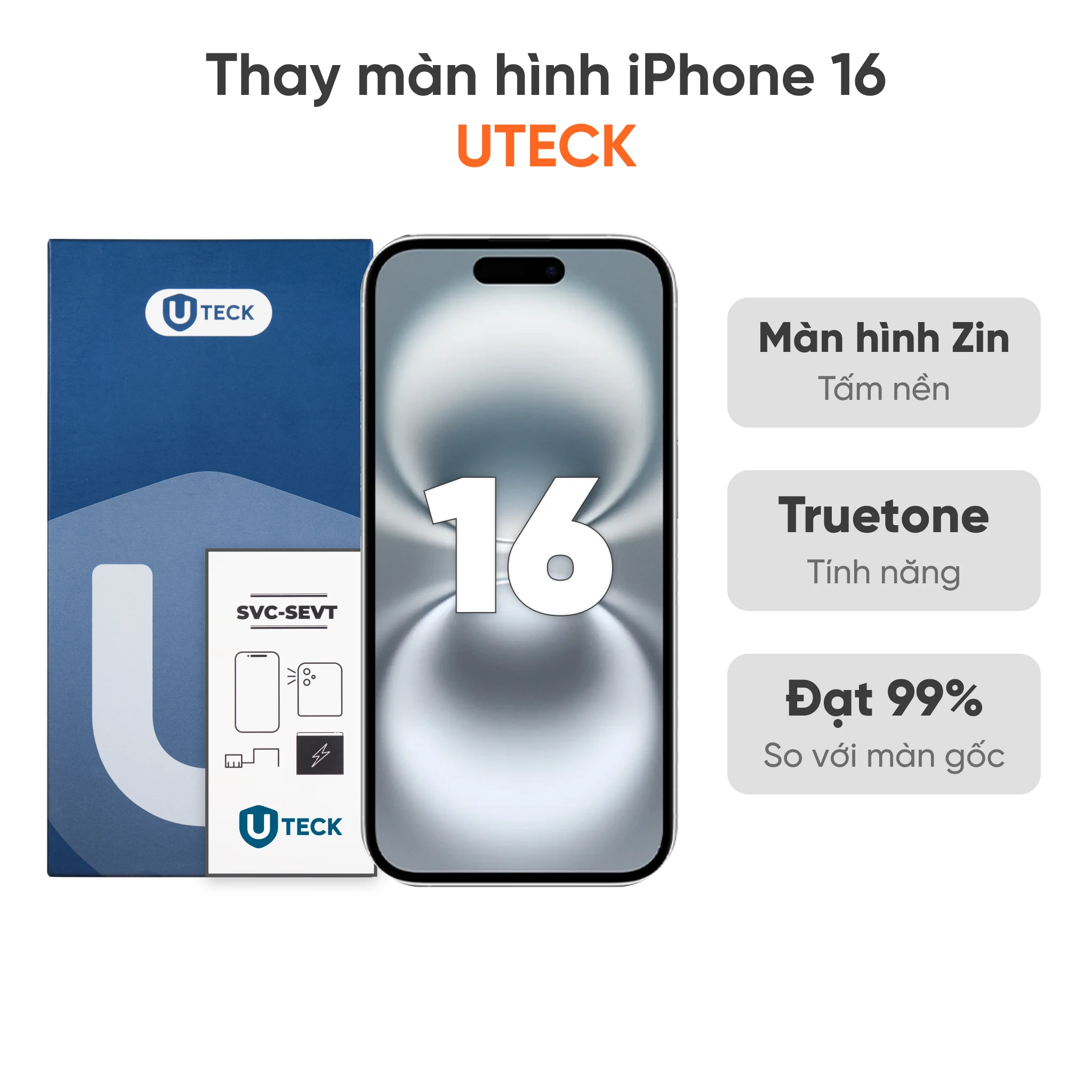Đặc điểm màn hình UTECK cho iPhone 16