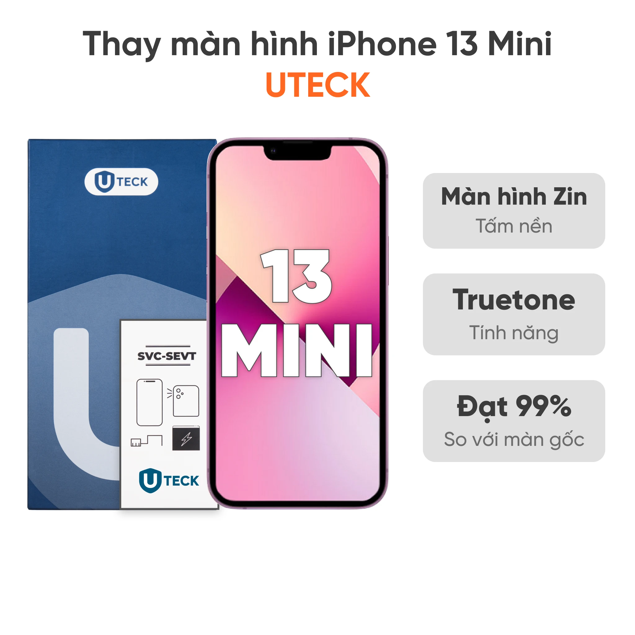Màn hình UTECK mang lại trải nghiệm hiển thị gần với màn hình theo máy
