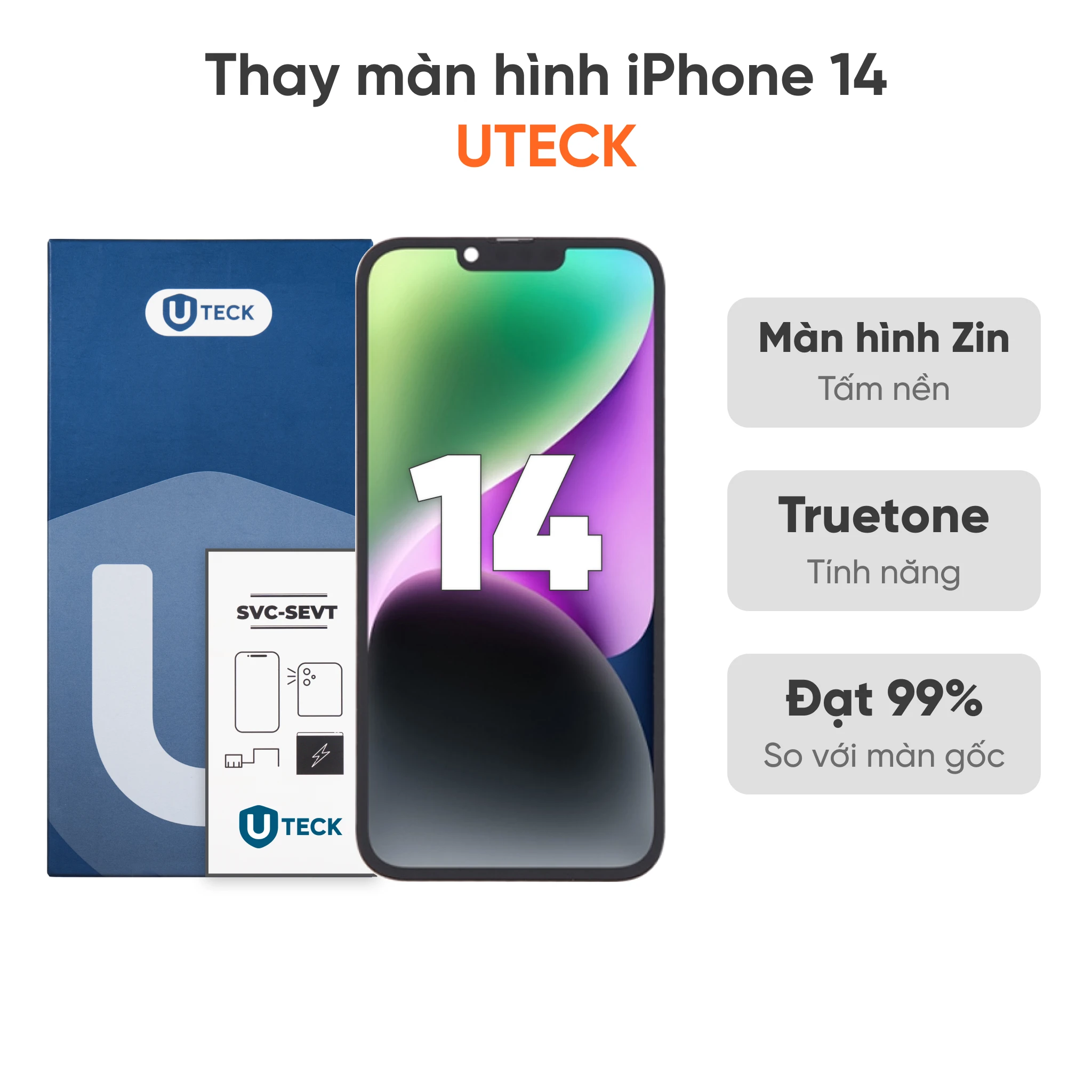 Màn hình iPhone 14 loại UTECK