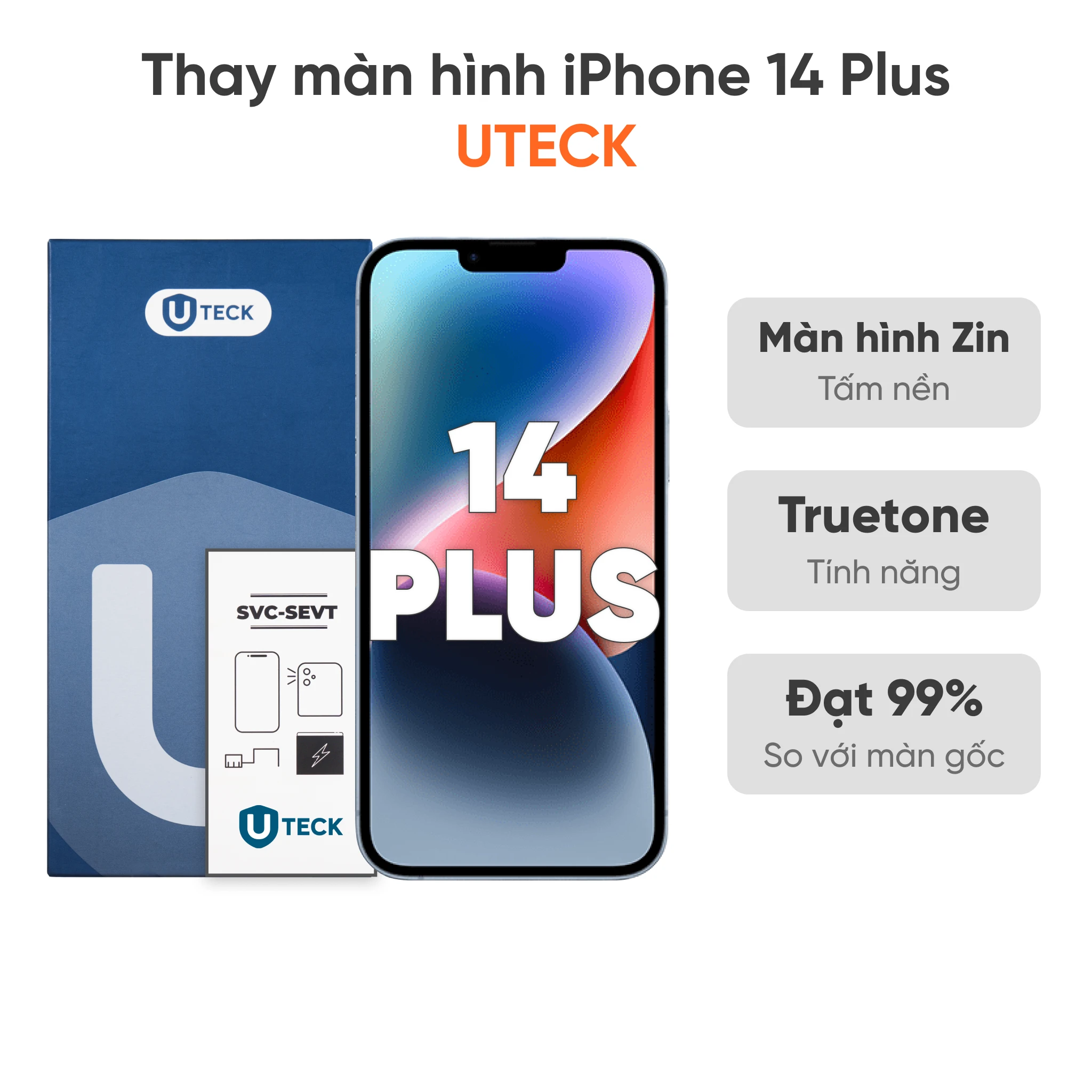 Điểm nổi bật màn hình UTECK iPhone 14 Plus