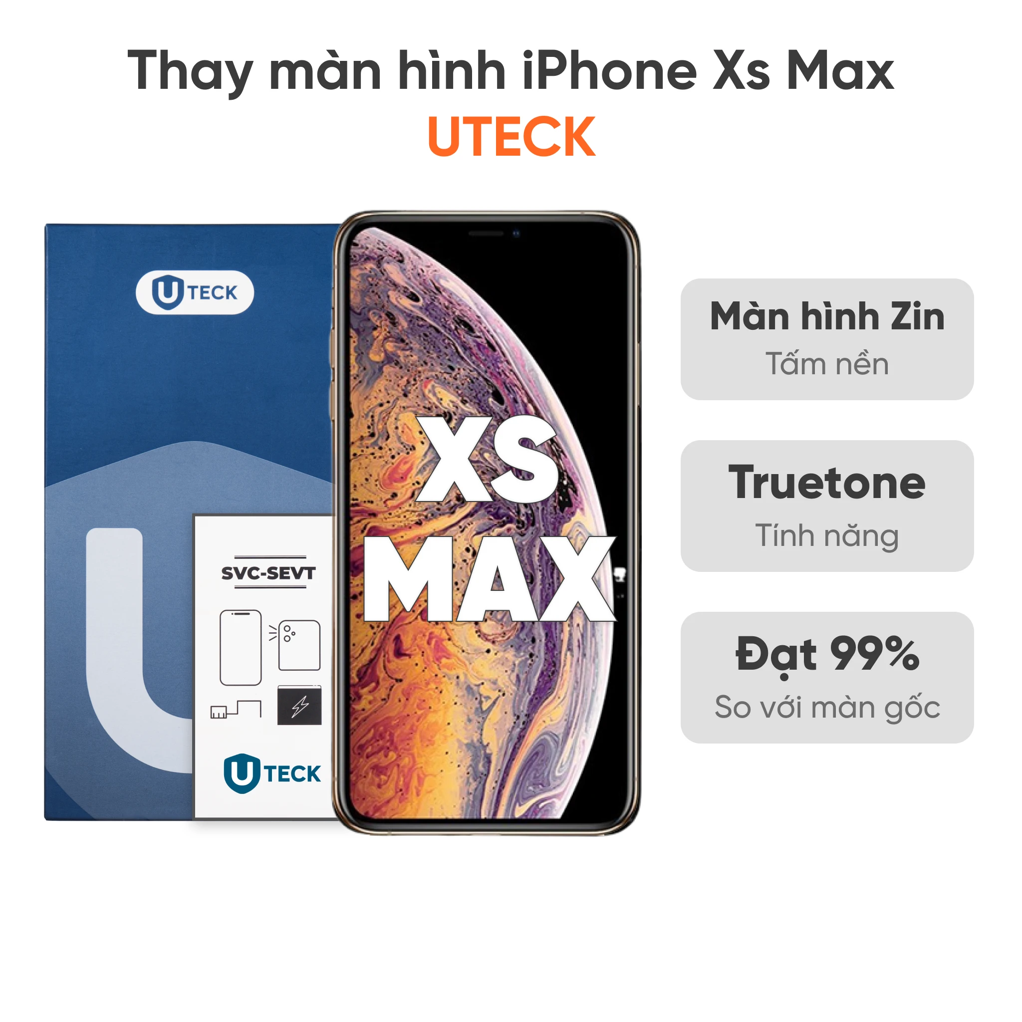 Thay màn hình iPhone Xs Max loại UTECK