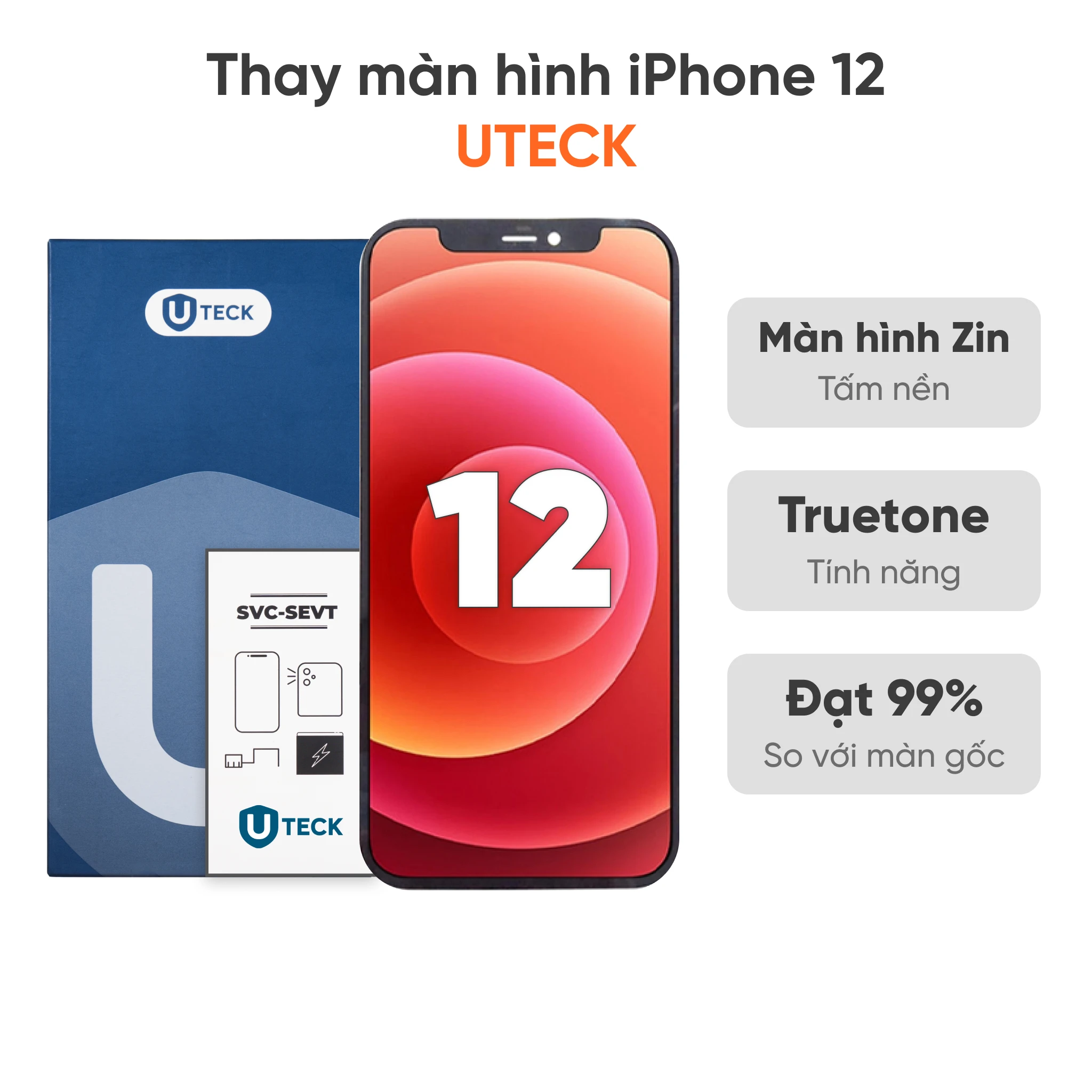 Màn hình UTECK mang lại trải nghiệm hiển thị gần với màn hình theo máy