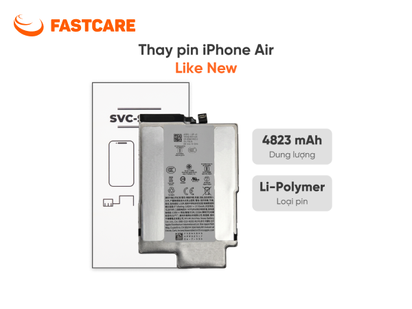 Có nên thay pin iPhone Air Like New