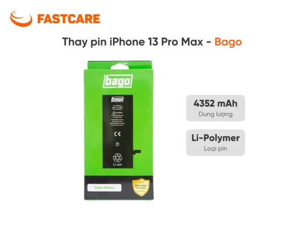 Đặc điểm kỹ thuật pin Bago iPhone 13 Pro Max