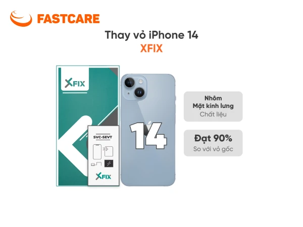 Đặc điểm thay vỏ iPhone 14 Plus 4G loại XFIX