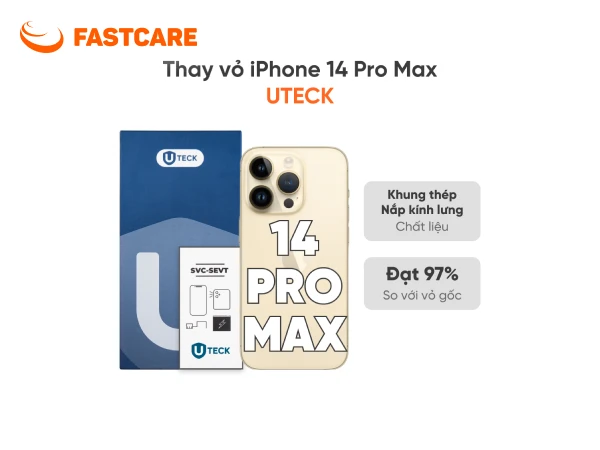Đánh giá thay vỏ iPhone 14 Pro Max 5G loại UTECK