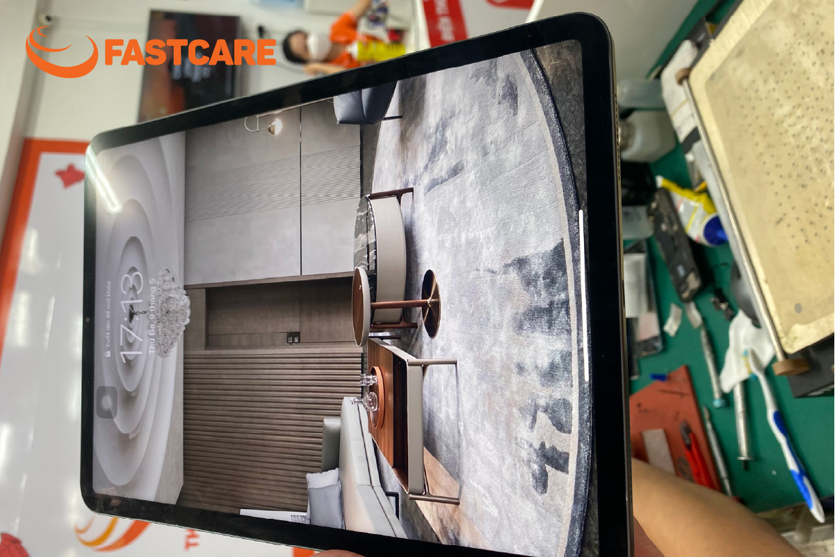 Thiết bị đã hoạt động ổn định và hiển thị hình ảnh sáng đẹp trở lại sau khi sửa chữa