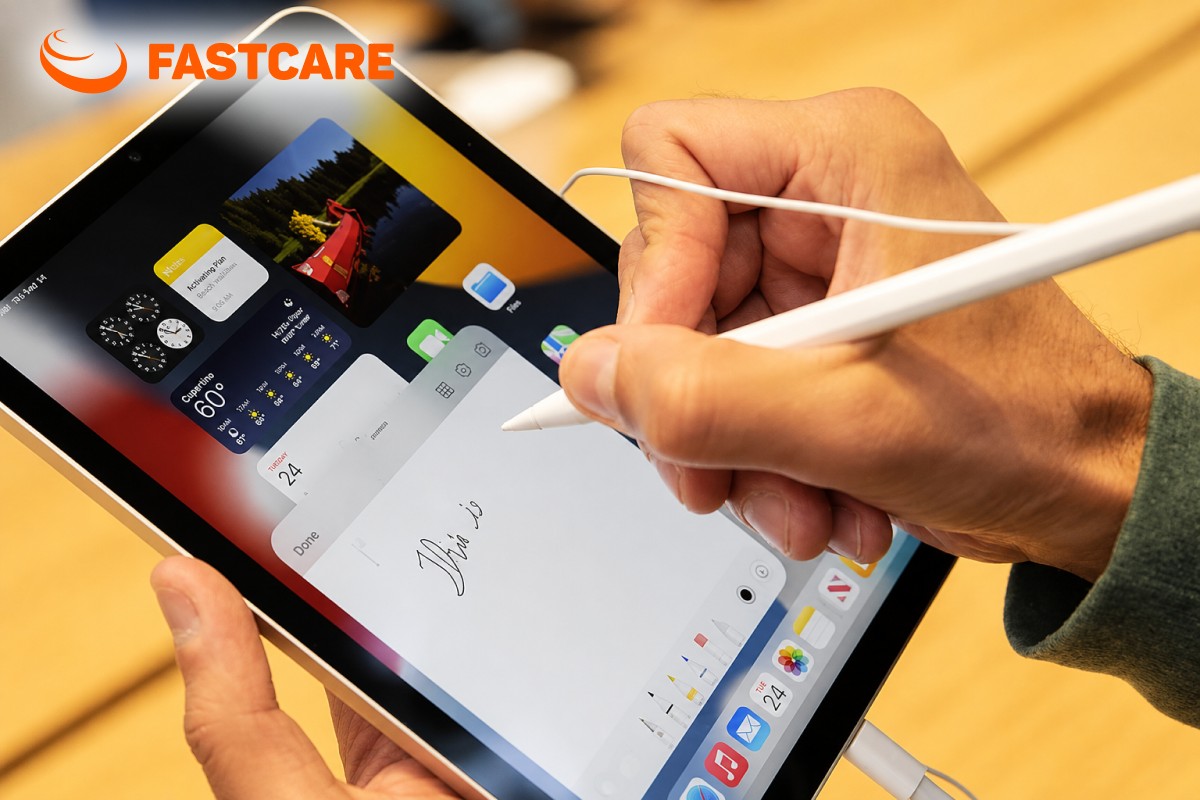Khách hàng test vuốt chạm cảm ứng