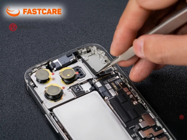 Kỹ thuật viên FASTCARE thay vỏ chuyên nghiệp