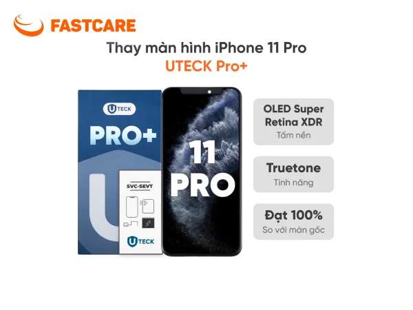 Màn hình iPhone 11 Pro loại UTECK Pro hiển thị sắc nét