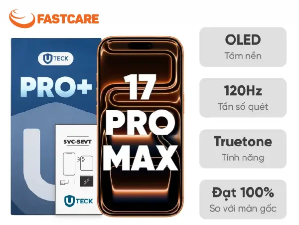 Màn hình UTECK Pro+ cho iPhone 17 Pro Max