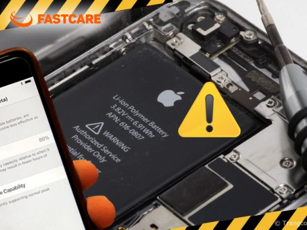 Nguyên nhân pin iPhone XS Max bị chai