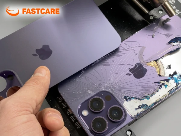 Phân biệt thay vỏ và thay kính lưng iPhone 14 Pro Max