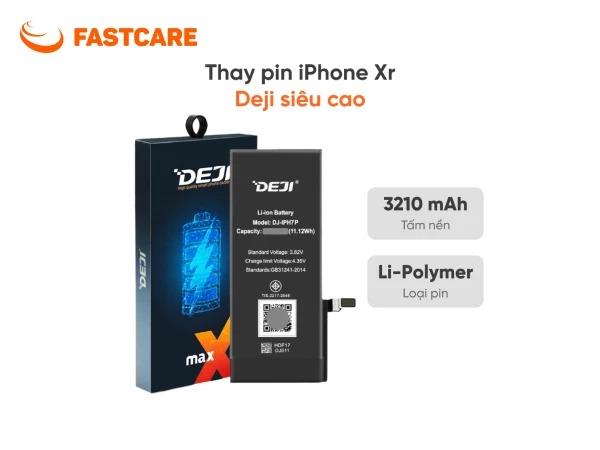 Pin Deji dung lượng siêu cao iPhone XR