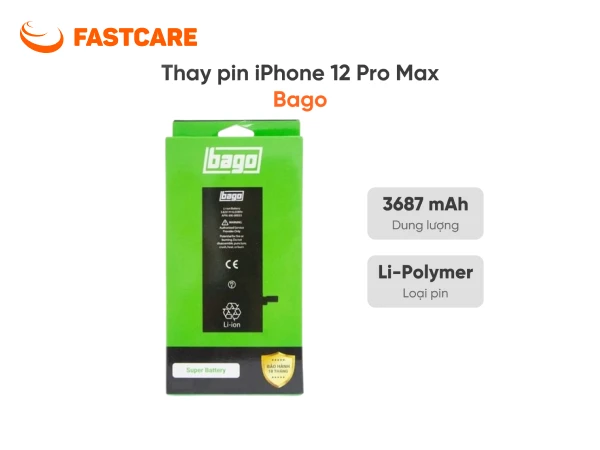 Pin iPhone 12 Pro Max BAGO