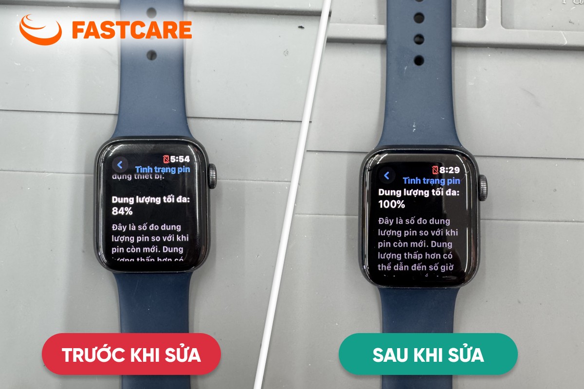 Quy trình sửa Apple Watch tại FASTCARE