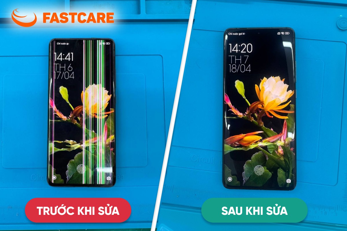 Quy trình thay màn hình Xiaomi tại FASTCARE