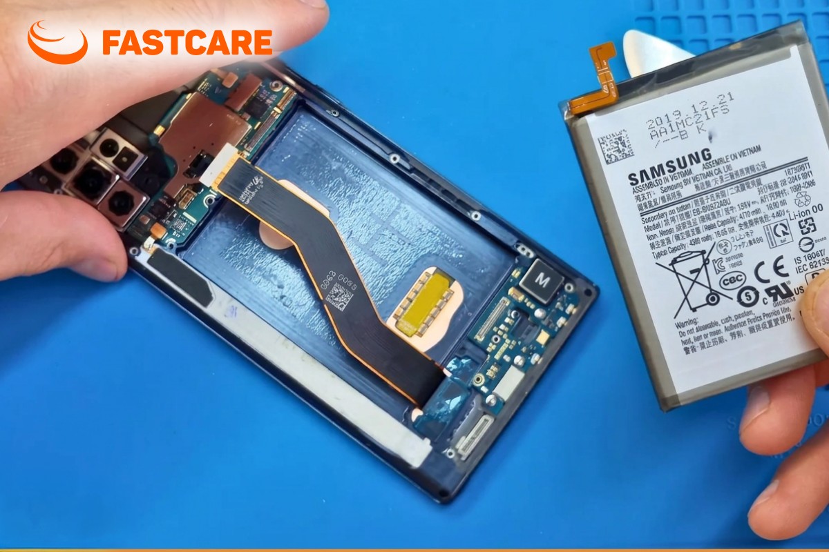 Quy trình thay pin Samsung A54