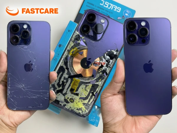 Quy trình thay vỏ iPhone 14 Pro 4G loại UTECK