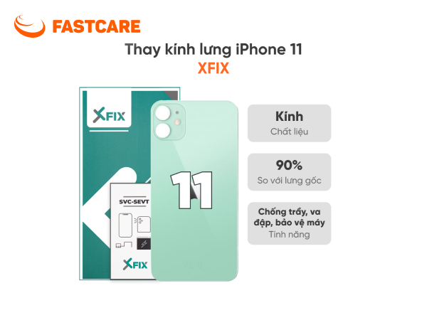 Quy trình thay kính lưng XFIX