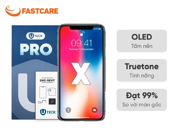 Thay màn hình iPhone X loại UTECK Pro chính hãng