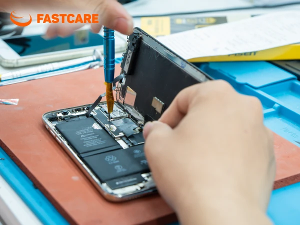 Quy trình thay pin iPhone 15 Pro minh bạch tại FASTCARE