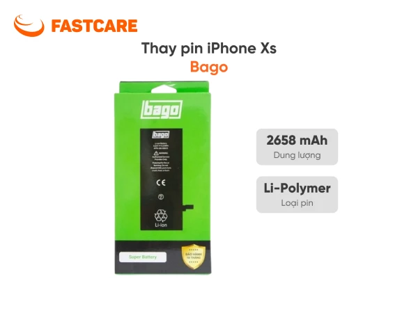 Pin Bago cho iPhone XS