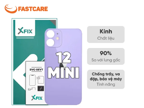 Thay vỏ iPhone 12 Mini 4G loại XFIX