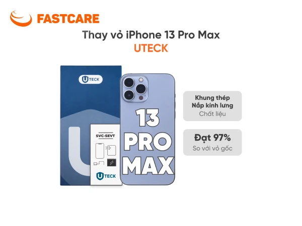 Thay vỏ iPhone 13 Pro Max loại UTECK