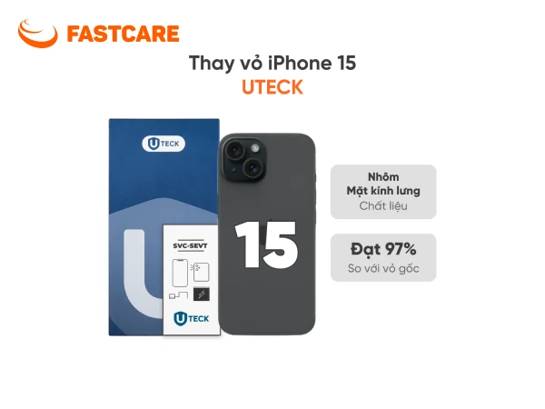 Thay vỏ iPhone 15 5G loại UTECK