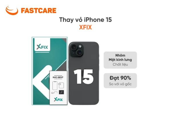 Thay vỏ iPhone 15 5G loại XFIX