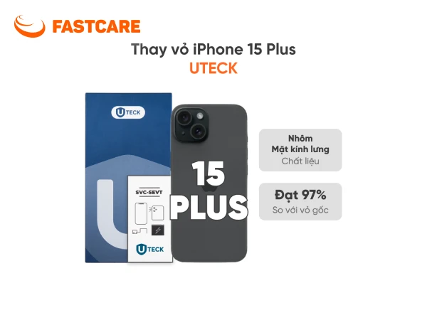 Thay vỏ iPhone 15 Plus 4G loại UTECK