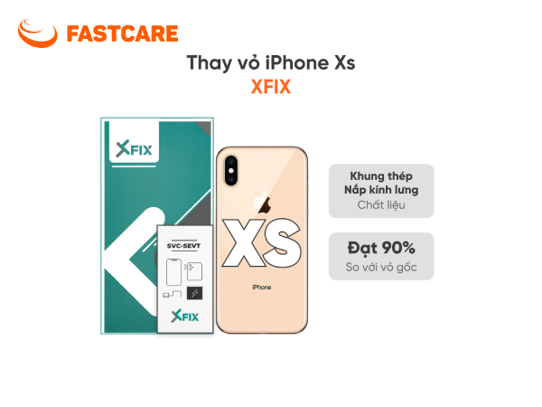 Thay vỏ iPhone Xs loại XFIX