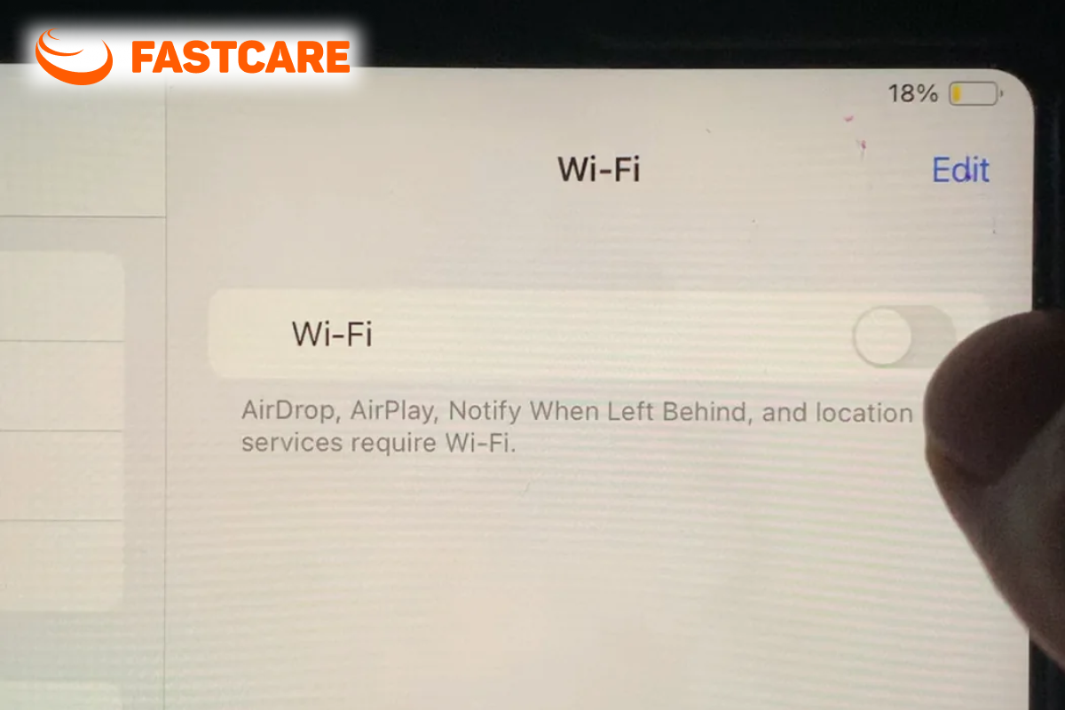 Dấu hiệu cần sửa WiFi máy tính bảng