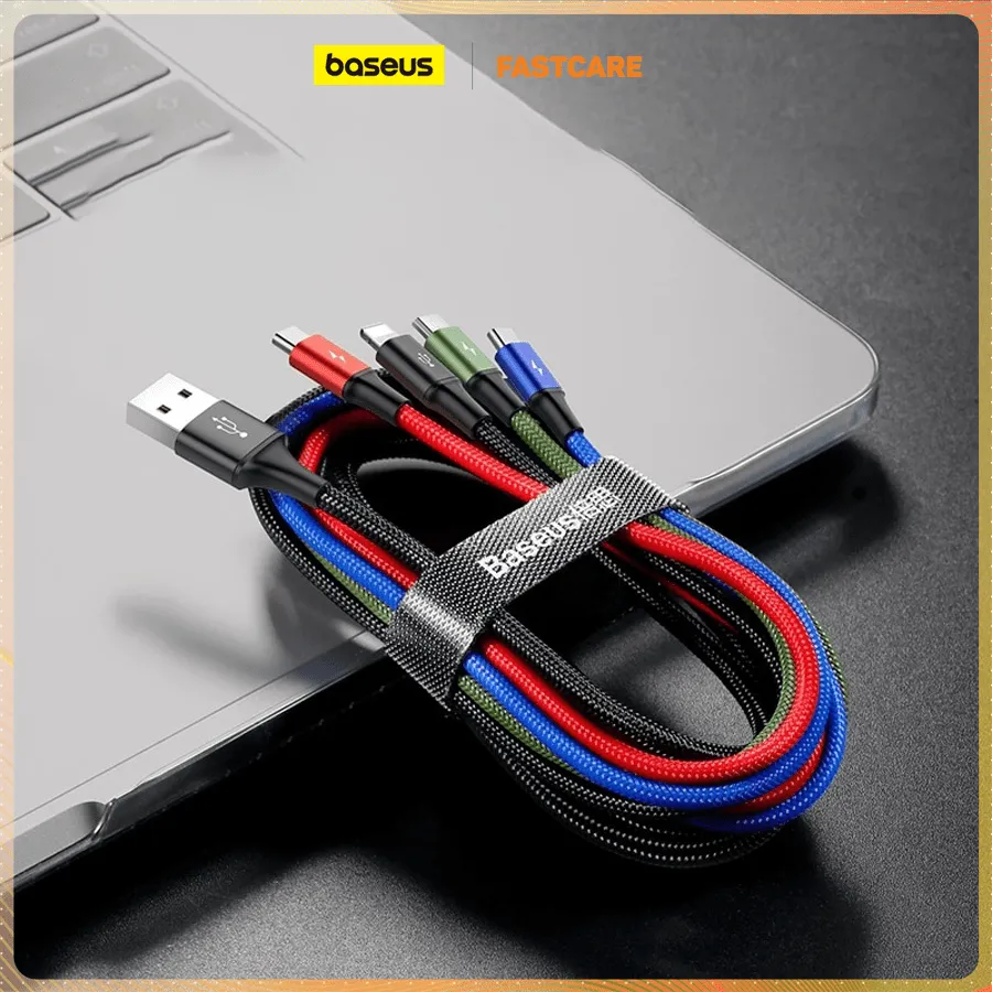 Cáp sạc Baseus Rapid Series 4in1 Cable PB1590Z tại FASTCARE