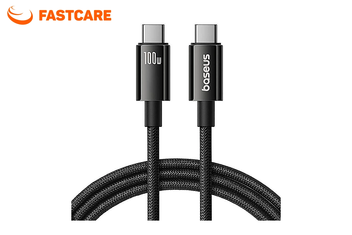 Cáp Baseus Tungsten USB-C to USB-C dài 1 m