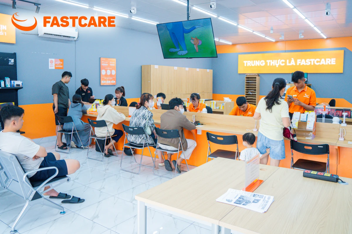 Cửa hàng FASTCARE phục vụ nhu cầu sửa máy