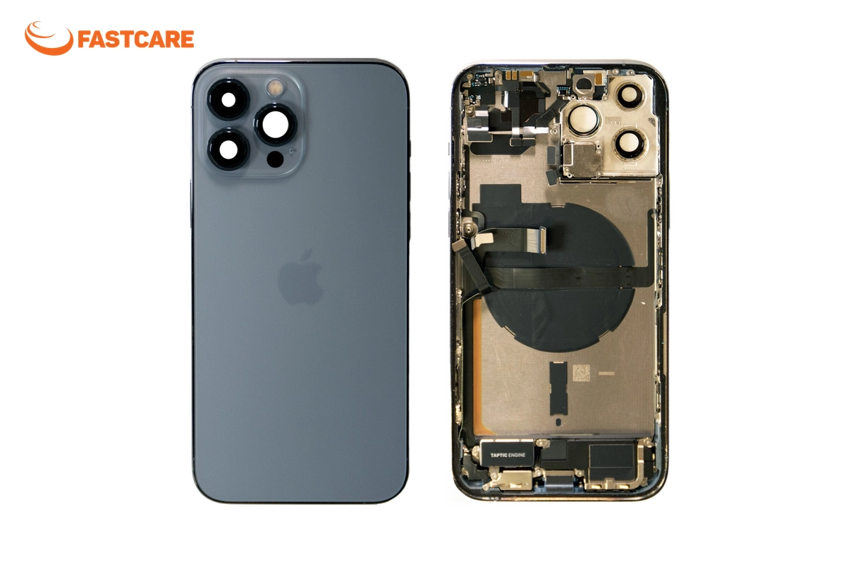 Quan sát khe lắp ghép sau thay vỏ iPhone