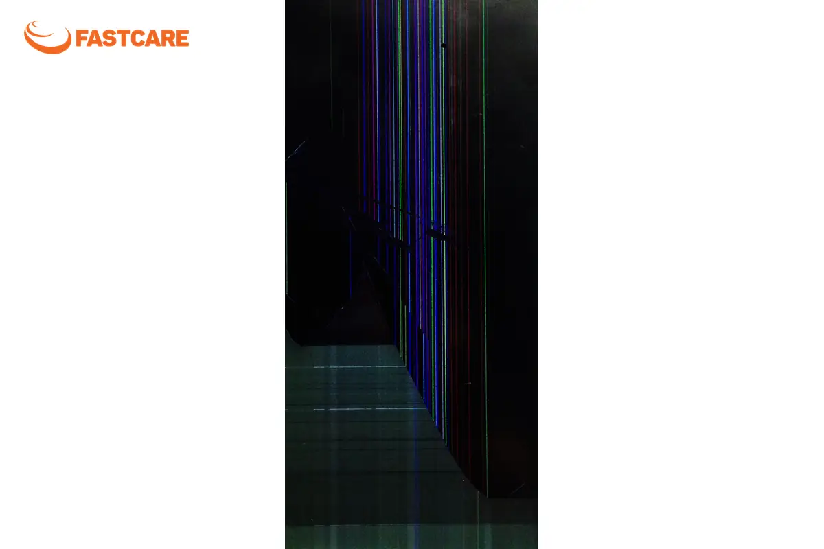 Quan sát màn hình iPhone trên nền sáng