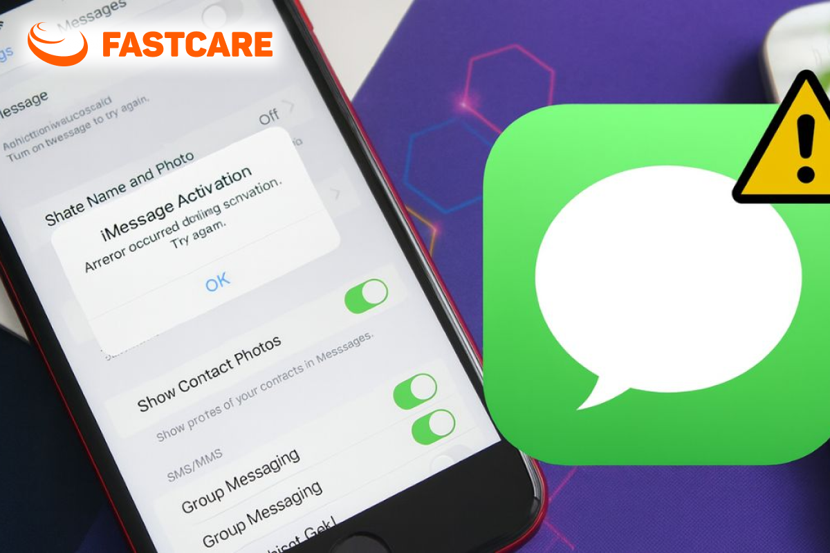 Minh họa nhận biết tình trạng iPhone không gửi được iMessage