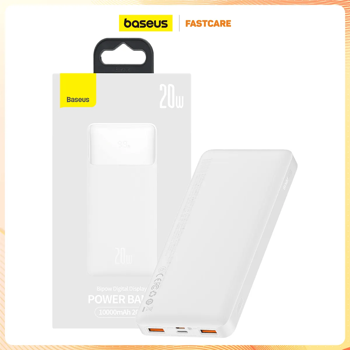 Pin sạc dự phòng Baseus Bipow Digital Display 10000mAh 20W