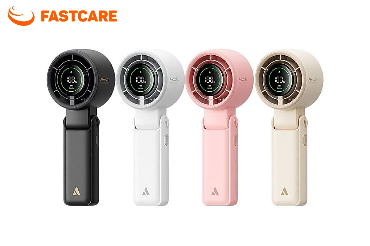 Quạt cầm tay AECOOLY Halo 02 3600mAh (7000rpm 5-Speed)