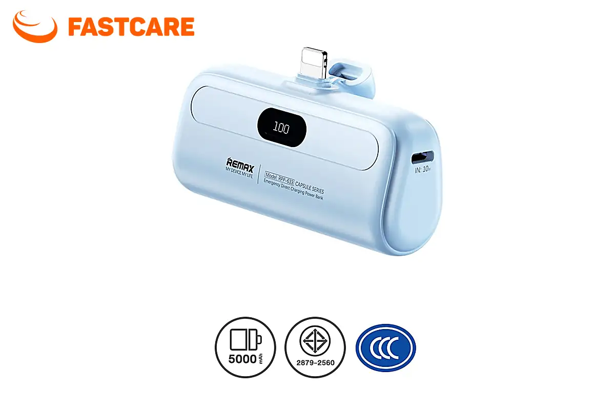 Sạc dự phòng Remax RPP-633 có đầu Lightning tích hợp