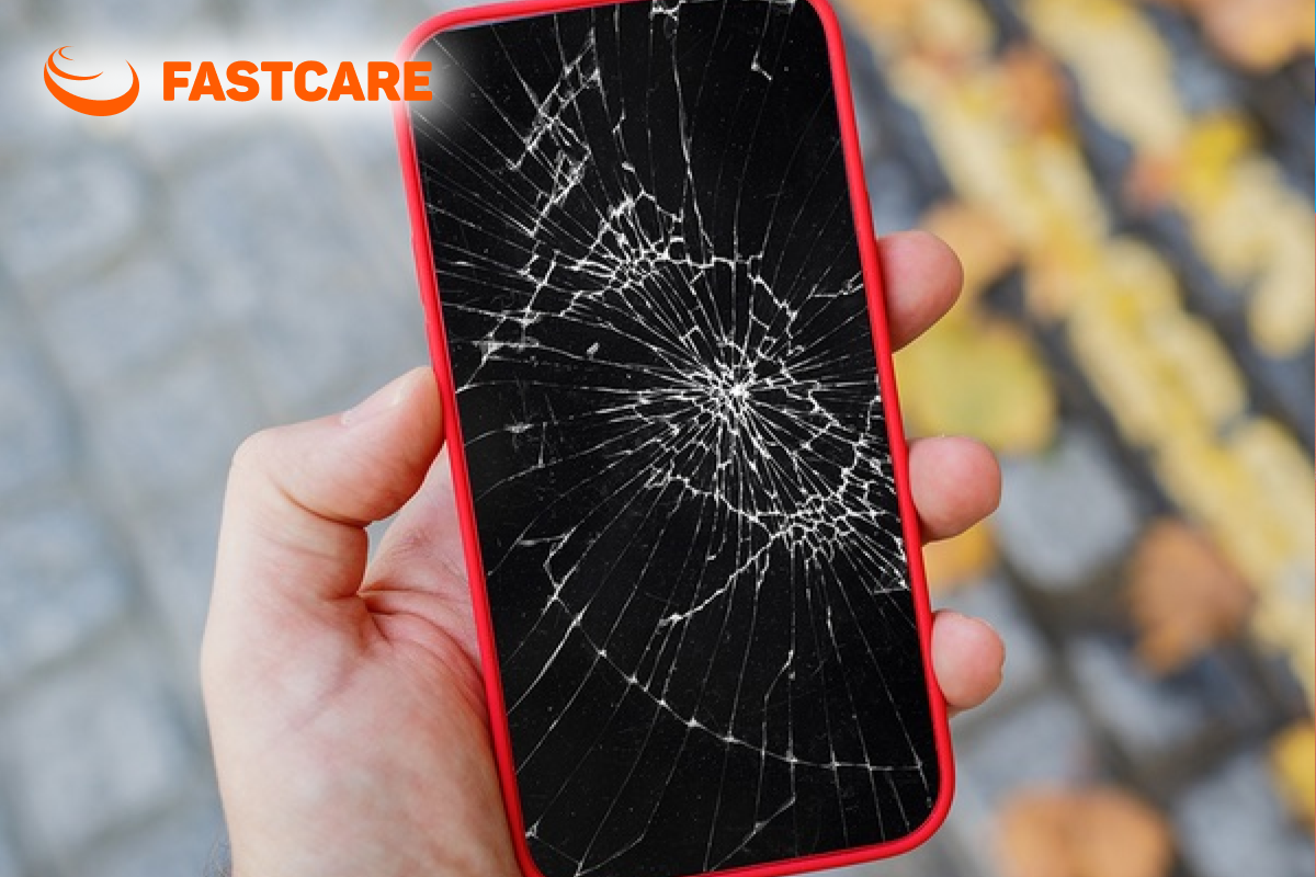 Cụm màn hình iPhone được tách khỏi thân máy trong quá trình thao tác